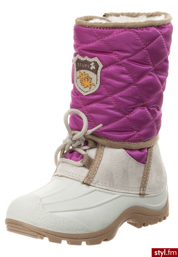 STUPS ELLEN Śniegowce pink - Pozostałe Buty Moda
