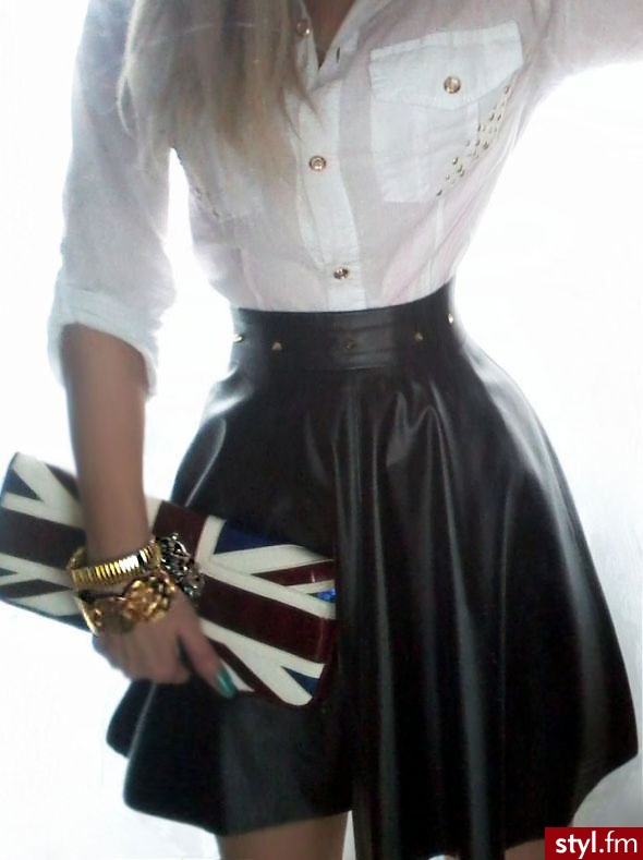 Średnie Spódnice Moda