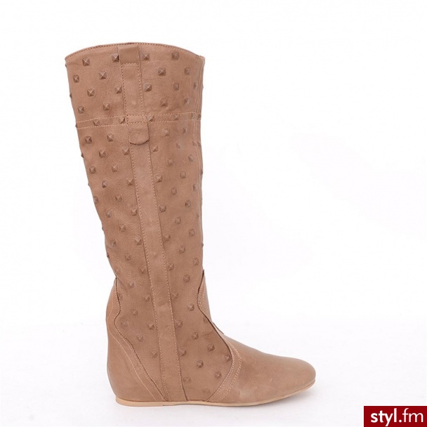 Venezia KOZAKI NA KOTURNIE LIA ROM SIENA - Koturny Buty Moda