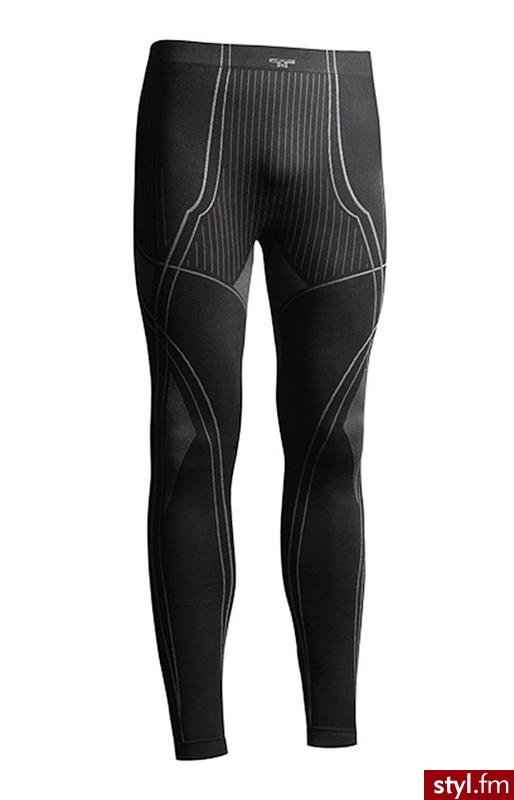 Tervel Optiline legginsy męskie DŁ czarno-szary - Leginsy Spodnie Moda