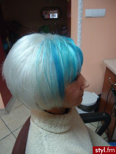 Blond Rozpuszczone Proste Na co dzień Krótkie Fryzury