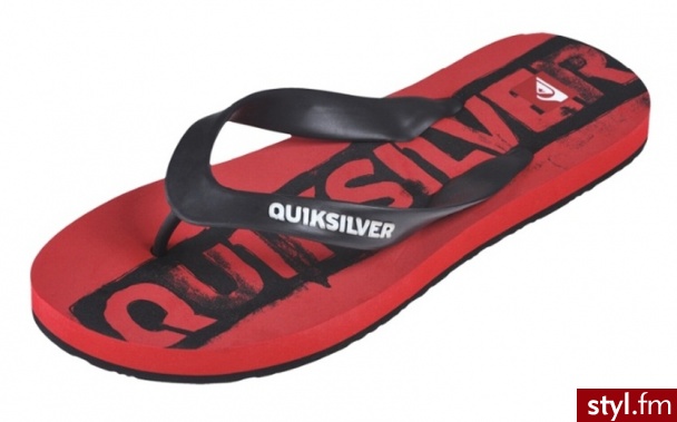 Quiksilver Japonki Qs Rbrs Odcienie czerwieni - Klapki Buty Moda