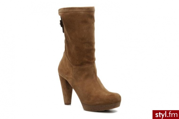 Unisa PÓŁBUTY I BOTKI TANTOS BY UNISA (Beżowy) - Botki Buty Moda