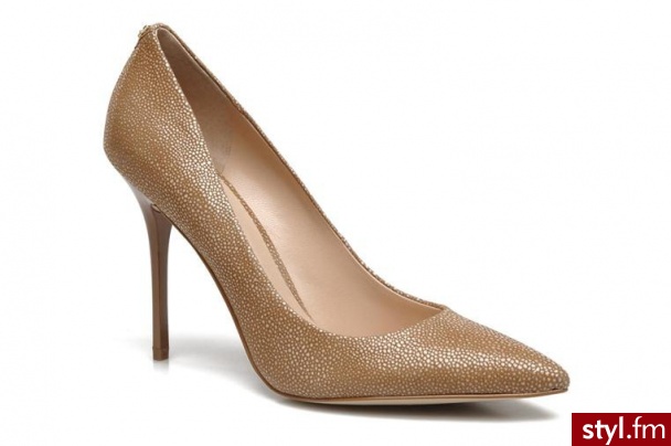 Guess CZÓŁENKA PLASMA BY (Beżowy) - Czółenka Buty Moda