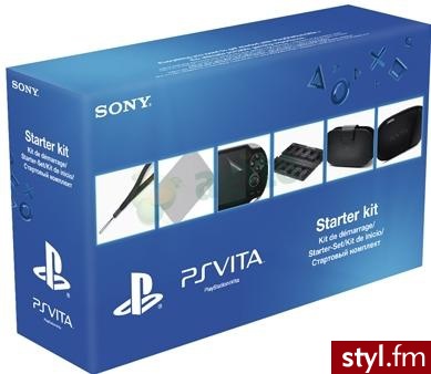 Sony PS Vita Starter Kit Akcesoria PS Vita - Portfele i etui Dodatki Moda