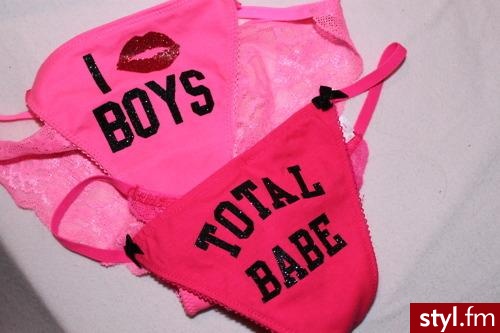 VS PINK - Majtki Bielizna Moda