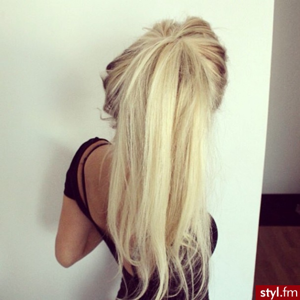Blond Upięcie Proste Na co dzień Długie Fryzury