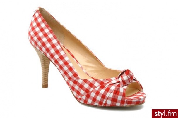 Guess CZÓŁENKA VARSHA BY GUESS (Czerwony) - Czółenka Buty Moda