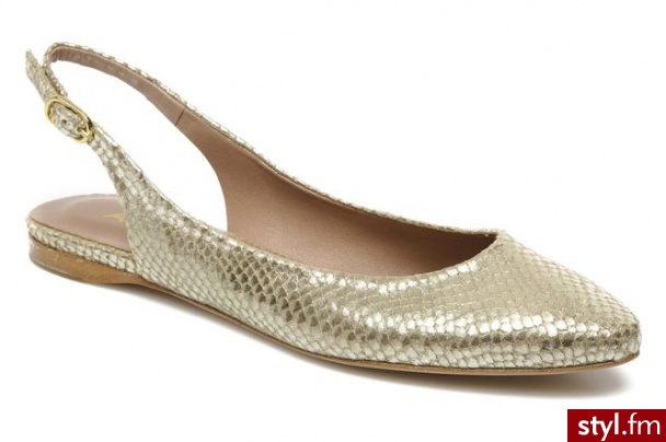 Avril Gau Balerinki Bling by (złoty) - Balerinki Buty Moda