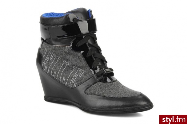 Elle PÓŁBUTY I BOTKI BOA BY ELLE (Szary) - Botki Buty Moda