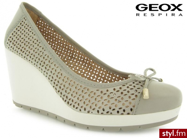 Geox DORI Q GREY - Czółenka Buty Moda