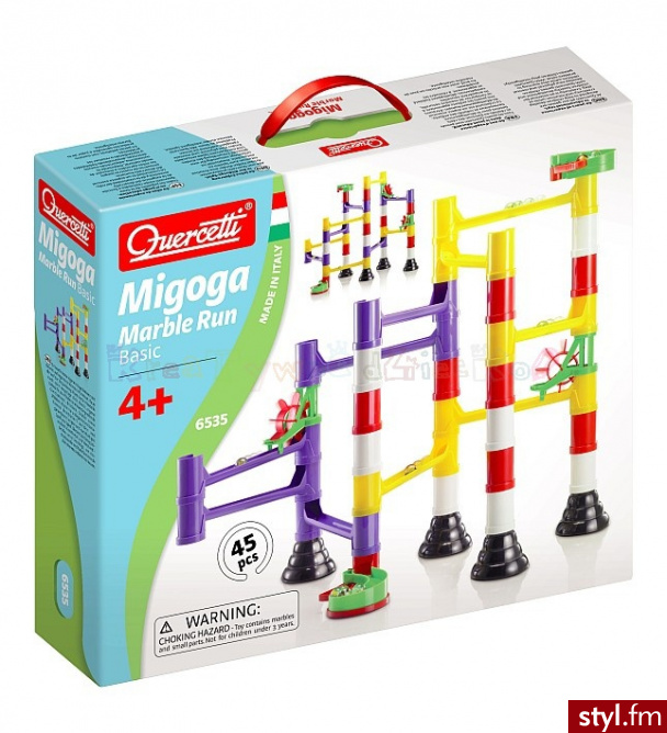 Quercetti Migoga Marble Run Basic - Tor Kuleczkowy - Dziecko