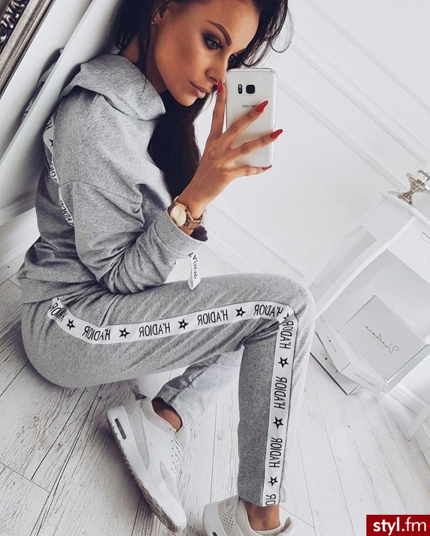 Dresowe Spodnie Moda