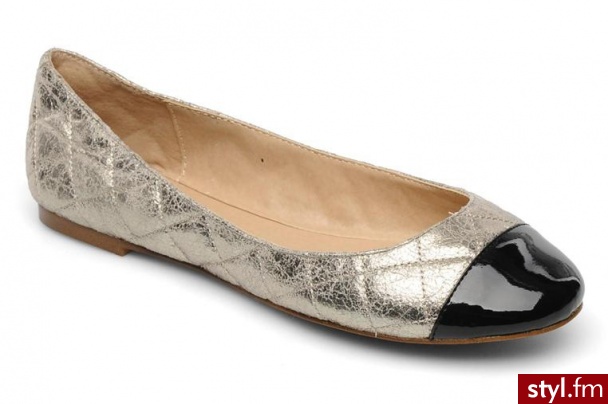 Steve Madden BALERINKI KWILTED BY STEVE MADDEN (Srebrny) - Balerinki Buty Moda