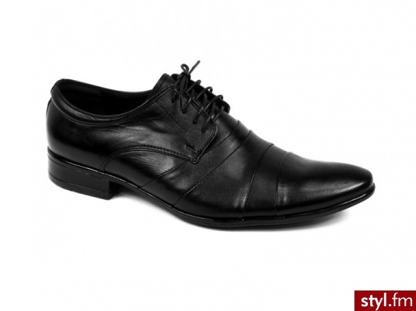 Edek Półbuty wizytowe 3250026M - Półbuty Buty Moda