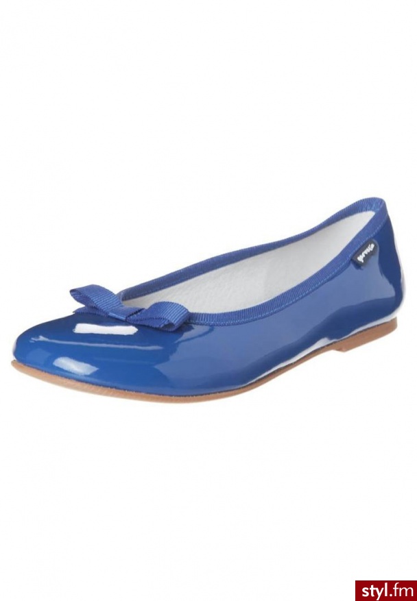 Garvalin LOLITA Baleriny niebieski (92950) - Balerinki Buty Moda