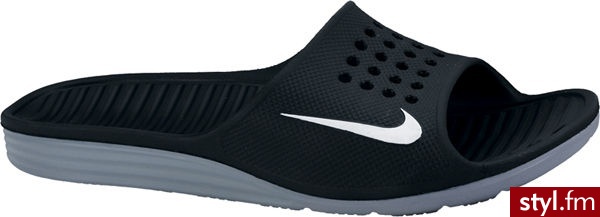 NIKE KLAPKI MĘSKIE BUTY SPORTOWE SOLARSOFT SLIDE (386163.011) - Klapki Buty Moda