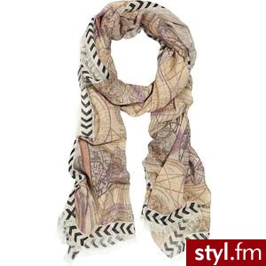 Matthew Williamson Zodiac-print wool-blend scarf - Polyvore. Pobrano ze strony: http://www.polyvore.com/matthew_williamson_zodiac-print_wool-blend_scarf/thing?id=26743877 - Pozostałe Dodatki Moda