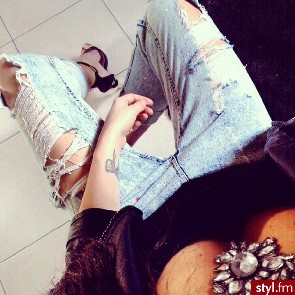 Jeansy Spodnie Moda