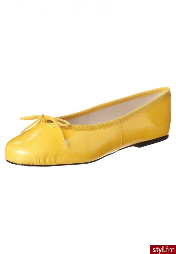 HIRICA ZOE Baleriny żółty - Balerinki Buty Moda
