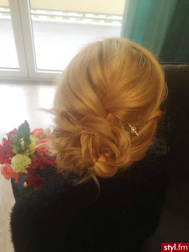 Blond Upięcie Kręcone Ślubne Długie Fryzury