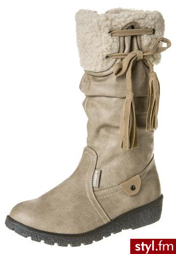Averis LOUISE Śniegowce beżowy (131692) - Pozostałe Buty Moda