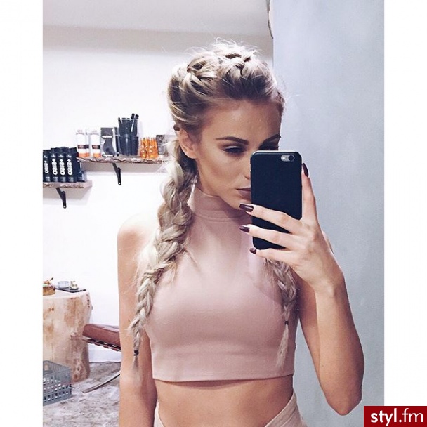 Blond Warkocze Proste Na co dzień Długie Fryzury