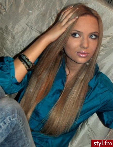 Blond Rozpuszczone Proste Na co dzień Długie Fryzury
