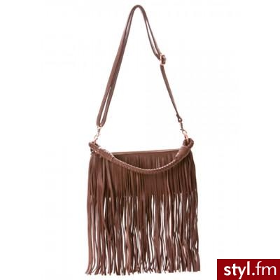 Linea Pelle Vanessa Fringe Crossbody Clutch in Dark Chestnut - Polyvore. Pobrano ze strony: http://www.polyvore.com/linea_pelle_vanessa_fringe_crossbody/thing?id=12999506 - Pozostałe Torebki Moda