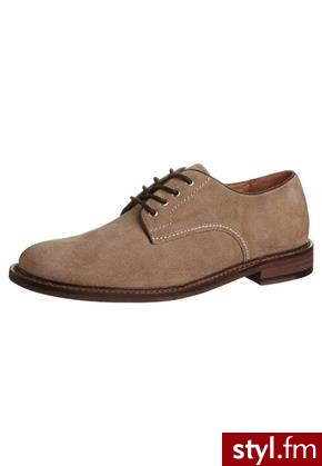 zign Oksfordki beżowy (213AM460) - Pozostałe Buty Moda