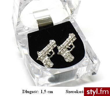 Kolczyki - pistolety. Dostępne na Allegro za 29 zł. :) - Pozostałe Dodatki Moda
