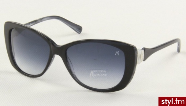 Guess by Marciano OKULARY PRZECIWSŁONECZNE GM668 (BKWT35) - Okulary Dodatki Moda