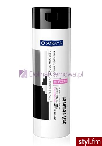 SORAYA Profesjonalna Szkoła Makijażu Łagodne mleczko do demakijażu do cery suchej i normalnej 200 ml - Emu Buty Moda