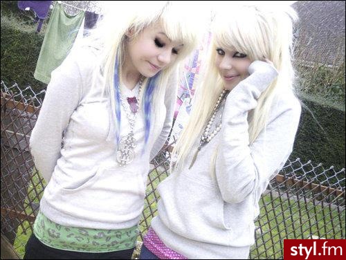 EMO Alternatywne Średnie Fryzury