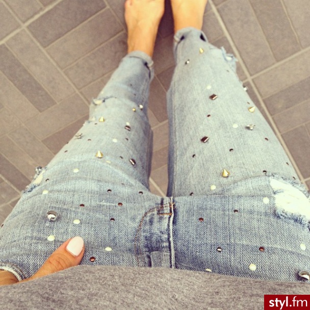 Jeansy Spodnie Moda