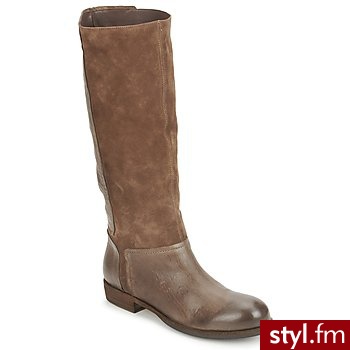 Vic BUTY FALOKI TAUPE - Kozaki Buty Moda