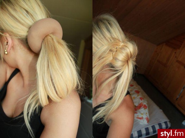 Blond Upięcie Proste Na co dzień Długie Fryzury