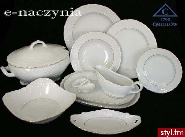 Porcelana ćmielów rococo 3604 - Pozostałe Biżuteria Moda