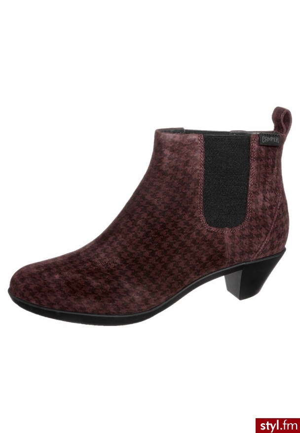Camper AGATHA Botki czerwony (46626-005) - Botki Buty Moda