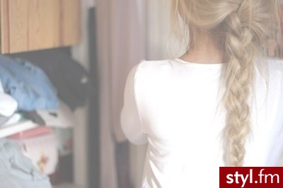 Blond Kok Proste Na co dzień Długie Fryzury