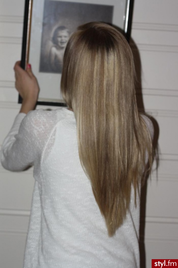 Blond Rozpuszczone Proste Na co dzień Długie Fryzury