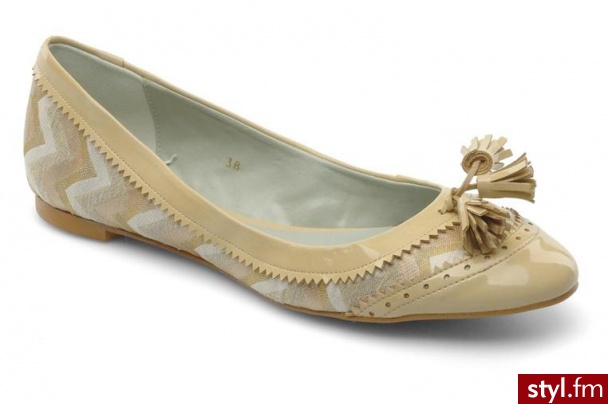 Beyond Skin BALERINKI MILLIE BY BEYOND SKIN (Beżowy) - Balerinki Buty Moda