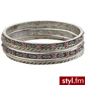 Floral & Etched Bangles 12 PLN ($3.99) - Pozostałe Dodatki Moda