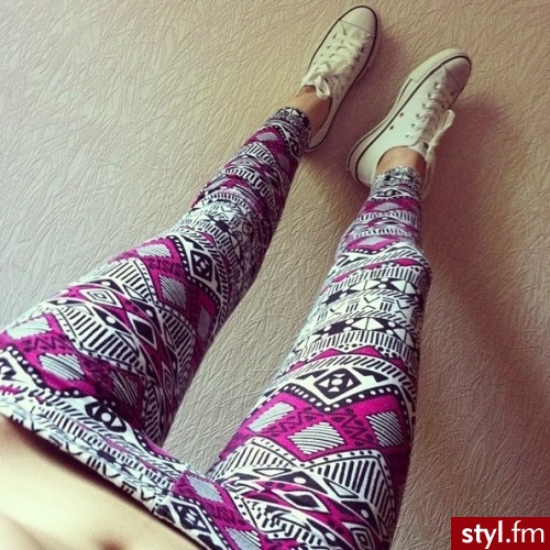 Leginsy Spodnie Moda