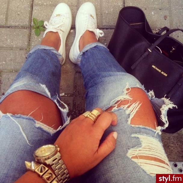 Jeansy Spodnie Moda