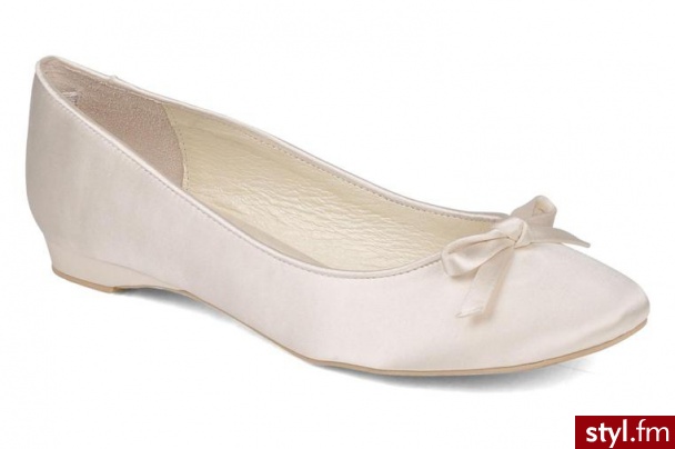 Menbur BALERINKI ALICIA BY MENBUR (Biały) - Balerinki Buty Moda