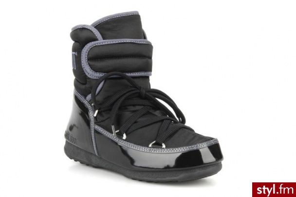 Moon Boot PÓŁBUTY I BOTKI DROP BY MOON BOOT (Czarny) - Botki Buty Moda