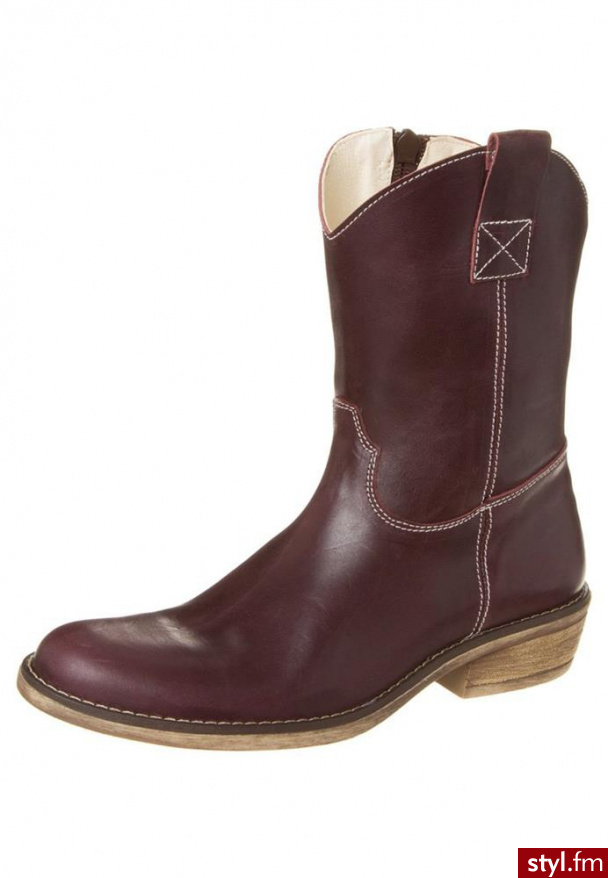 Jonnys BOTA COWBOY Botki kowbojki i motocyklowe brązowy (7086) - Pozostałe Buty Moda