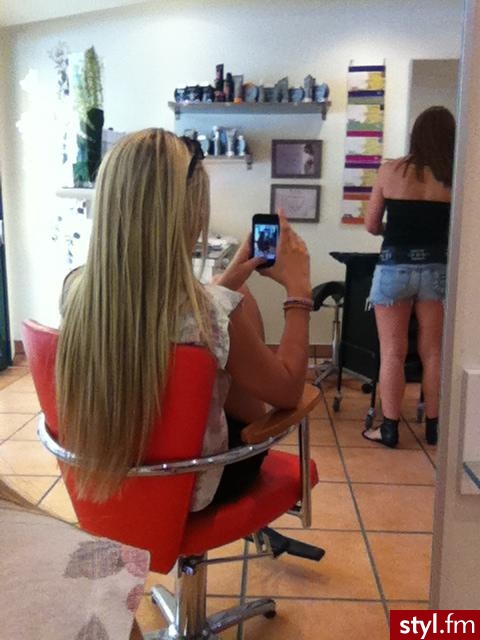 Blond Rozpuszczone Proste Na co dzień Długie Fryzury
