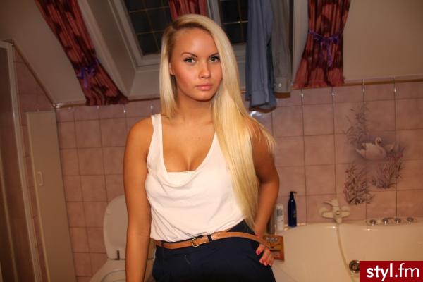 Blond Rozpuszczone Proste Na co dzień Długie Fryzury
